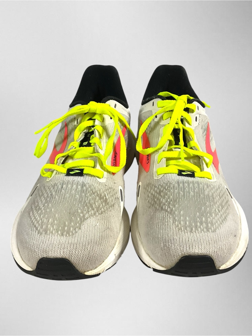 Brooks Launch 9 Women's Neutral/Neon Running Shoes Size 8.5